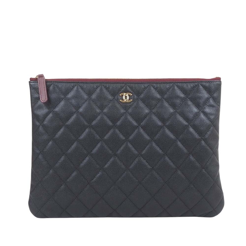 Chanel Caviar New Medium Clutch Bag #352883F68B